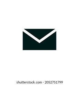 Email icon. Envelope Mail services. Contacts message send letter isolated flat