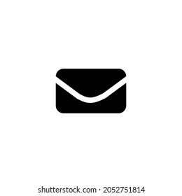 Icono de correo electrónico. Servicios de correo de sobres. Mensaje de contactos enviar carta aislada
