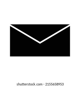 Email icon. Envelope Mail services. Contacts message send letter isolated flat