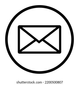 Icono de correo electrónico. Servicios de correo de sobres. Mensaje de contactos enviar carta plana aislada, icono de correo, botón de iconos de sobre de correo electrónico, icono de sobre