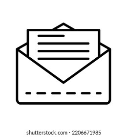 Email icon. Envelope Mail services. 