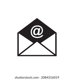 Email icon. Envelope Mail icon template color editable. Contacts message send letter symbol vector illustration for graphic and web design.