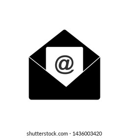 
Email Icon. Envelope or Message Illustration As A Simple Vector Sign & Trendy Symbol in Glyph Style for Design and Websites, Presentation or Mobile Application. 