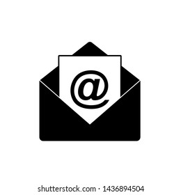 Email Icon. Envelope or Message Illustration As A Simple Vector Sign & Trendy Symbol in Glyph Style for Design and Websites, Presentation or Mobile Application. Email Icon. Envelope or Message Illustration As A Simple Vector Sign & Trendy Symbol in Glyph Style for Design and Websites, Presentation or Mobile Application.
