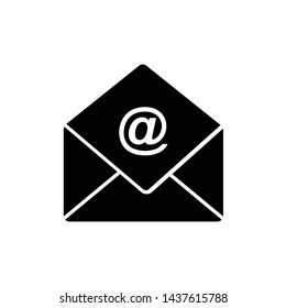 Email Icon. Envelope or Message Illustration As A Simple Vector Sign & Trendy Symbol in Glyph Style for Design and Websites, Presentation or Mobile Application. 
