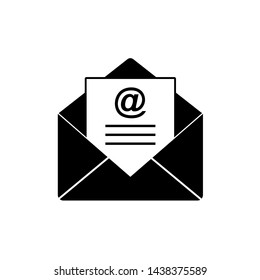 
Email Icon. Envelope or Message Illustration As A Simple Vector Sign & Trendy Symbol in Glyph Style for Design and Websites, Presentation or Mobile Application.
