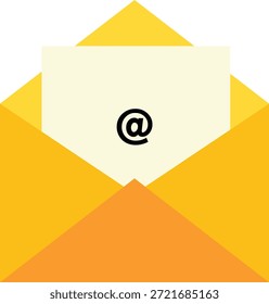 Icono de correo electrónico | Icono de sobre | Signo de mensaje de correo electrónico | Icono de correo Vector ilustración de stock