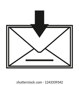 Email icon, envelope icon. Vector