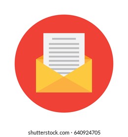 email icon. envelope , vector illustration. business and marketing design concept.