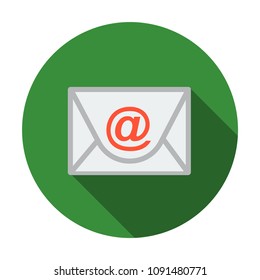 Email icon in flat design.