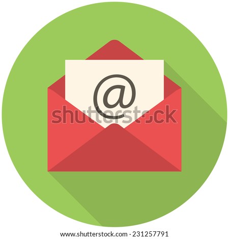flat email icon