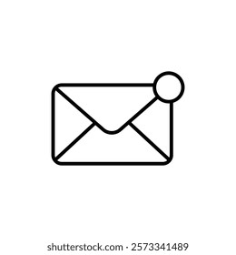 Email icon Flat fill set collection