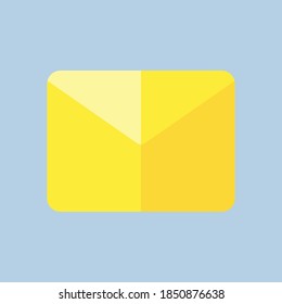 E-Mail-Symbol in flachem Stil für jeden Zweck