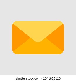Email icon in flat style, use for website mobile app presentation
