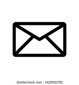Email icon flat vector illustration design isolated on white background