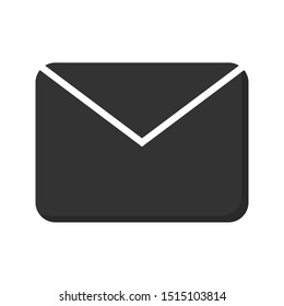 e-mail icon. Flat icon. vector icon isolated on white background