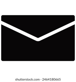 icono de correo electrónico en estilo de glifo