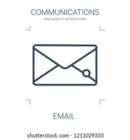 email icon. high quality line email icon on white background. from communications collection flat trendy vector email symbol. use for web and mobile