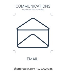 email icon. high quality line email icon on white background. from communications collection flat trendy vector email symbol. use for web and mobile