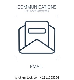 email icon. high quality line email icon on white background. from communications collection flat trendy vector email symbol. use for web and mobile