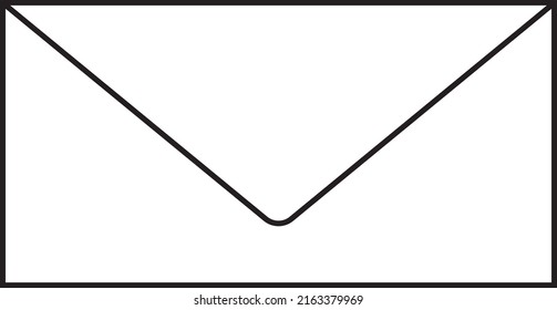 E-Mail-Symbol, Illustrationsdesign-Vektorgrafik für Web-Symbole oder Apps-Elemente