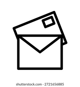 Icono de correo electrónico ilustración Plantilla de diseño de Vector