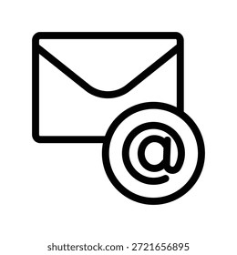 Icono de correo electrónico ilustración Plantilla de diseño de Vector