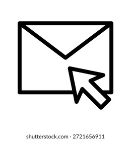 Icono de correo electrónico ilustración Plantilla de diseño de Vector