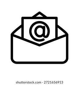 Icono de correo electrónico ilustración Plantilla de diseño de Vector
