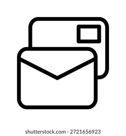 Icono de correo electrónico ilustración Plantilla de diseño de Vector