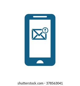 email   icon,  isolated. Flat  design.