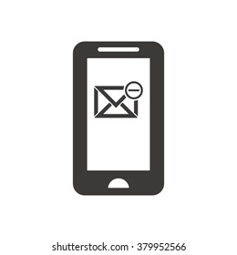 email  icon,  isolated. Flat  design.