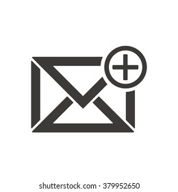 email  icon,  isolated. Flat  design.