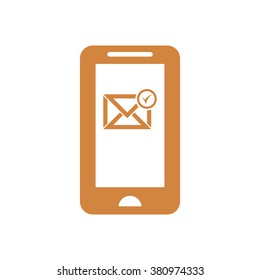 email  icon,  isolated. Flat  design.