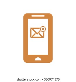 email  icon,  isolated. Flat  design.