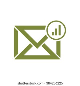 email  icon,  isolated. Flat  design.