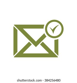 email  icon,  isolated. Flat  design.
