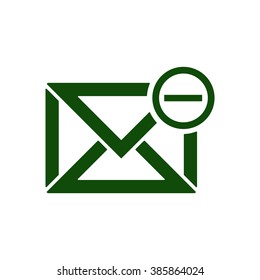 email  icon,  isolated. Flat  design.
