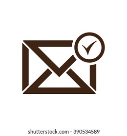 email  icon,  isolated. Flat  design.