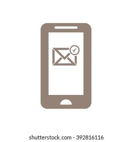 email  icon,  isolated. Flat  design.