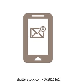 email  icon,  isolated. Flat  design.