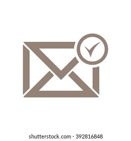 email  icon,  isolated. Flat  design.
