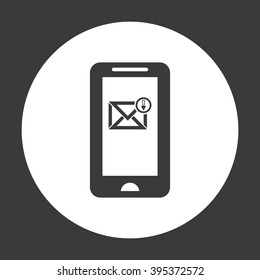 email  icon,  isolated. Flat  design.
