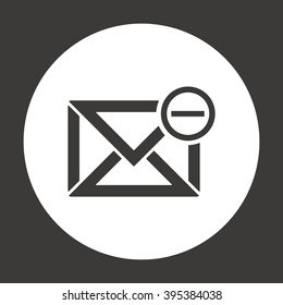 email  icon,  isolated. Flat  design.