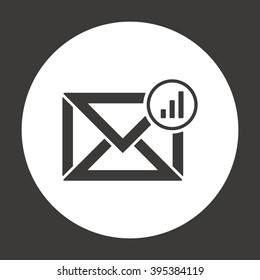 email  icon,  isolated. Flat  design.