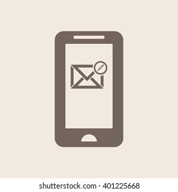 email    icon,  isolated. Flat  design.