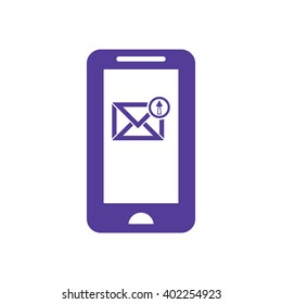 email  icon,  isolated. Flat  design.