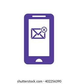 email  icon,  isolated. Flat  design.