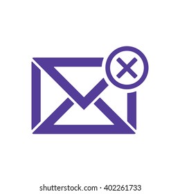 email  icon,  isolated. Flat  design.