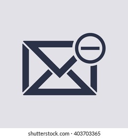 email  icon,  isolated. Flat  design.